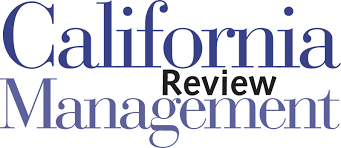 CALIFORNIA MANAGEMENT REVIEW (CMR) ARTICLE